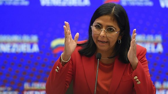 Delcy Rodríguez exige cese de patrañas contra la industria energética de Venezuela