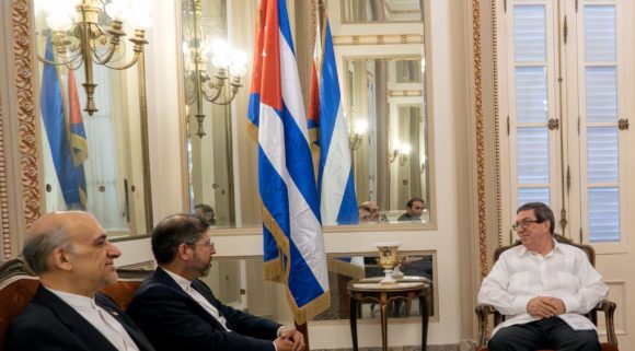 Recibe Canciller cubano a viceministro de Asuntos Exteriores de Irán